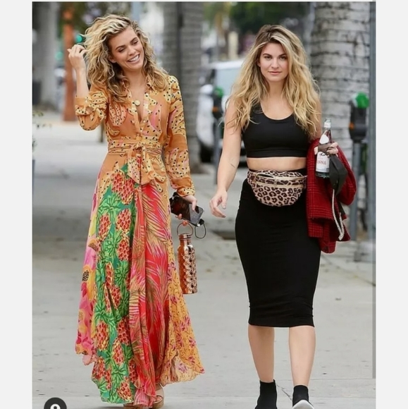 Farm Rio Mixed Print Chemise Maxidress - Picture 4 of 12